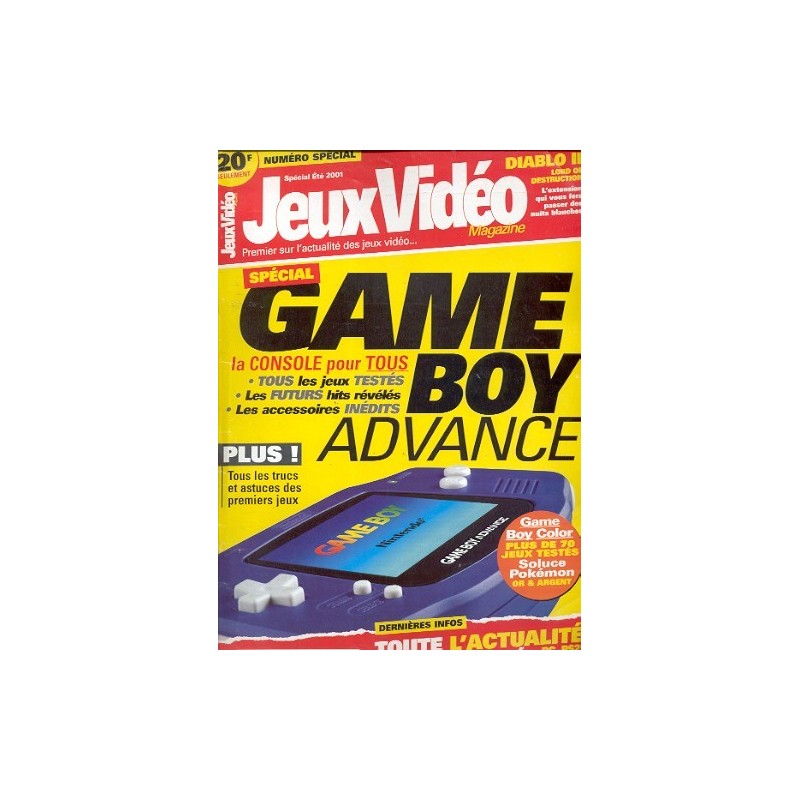 JEUX VIDEO MAG : SPECIAL GAMEBOY ADVANCE