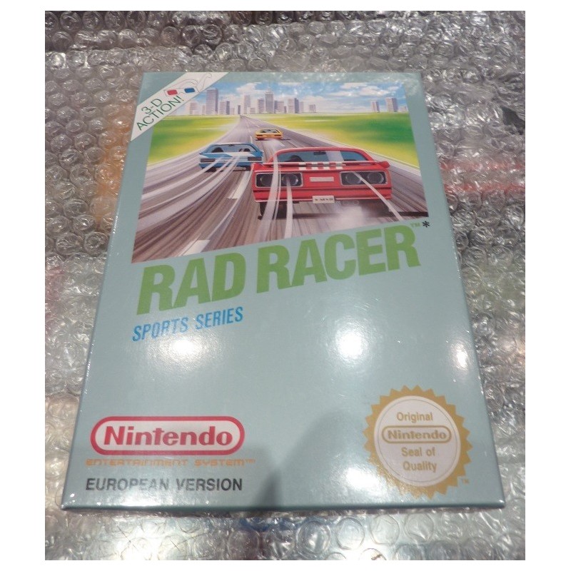 RAD RACER Nes Pal/uk (Neuf)
