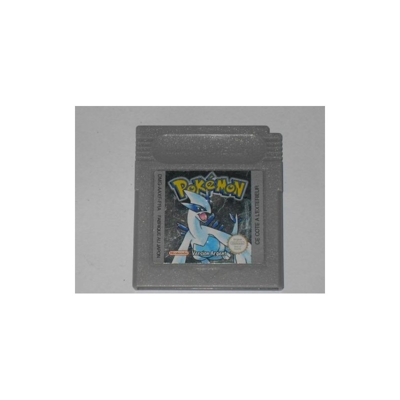 POKEMON Version ARGENT pile à changer (cart. seule)