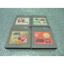 LOT DE 4 JEUX KIRBY GAMEBOY