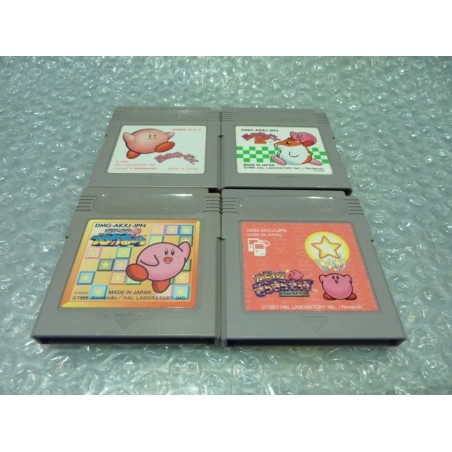 LOT DE 4 JEUX KIRBY GAMEBOY