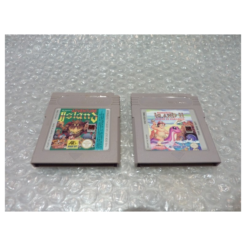 LOT ADVENTURE ISLAND 1 ET 2 PAL (cart.seule)