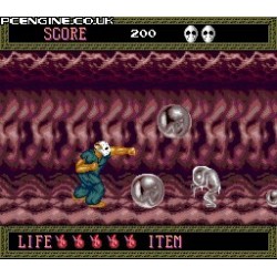 splatterhouse pc engine