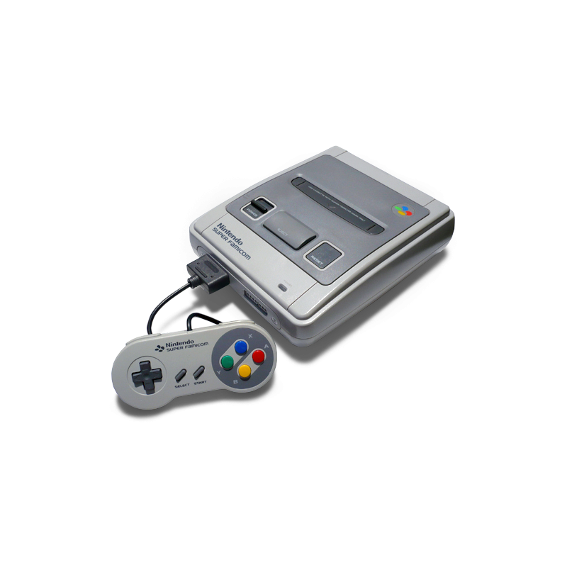 SUPER FAMICOM + cables