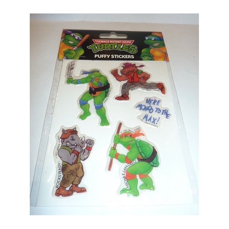 STICKERS TORTUES NINJA 1990 (Neuf)