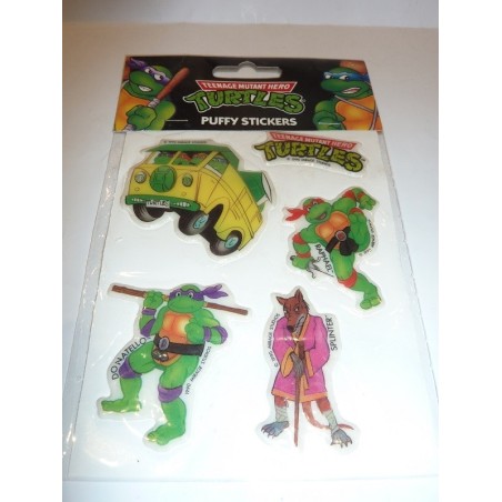 STICKERS 2 TORTUES NINJA 1990 (Neuf)