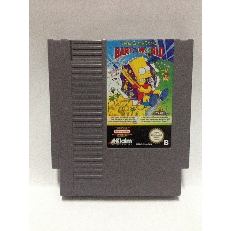 THE SIMPSONS : BART VS THE WORLD (cart. seule)