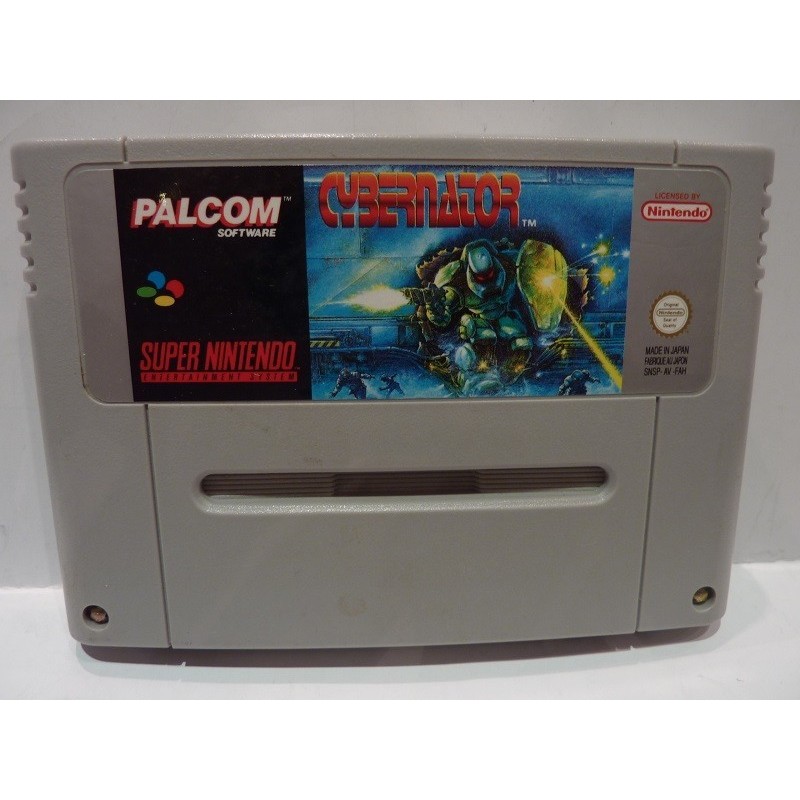 achat cybernator super nintendo