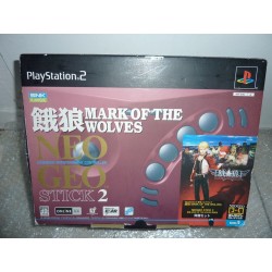 ARCADE STICK NEO GEO FOR PS2 PLUS MARK OF THE WOLVES