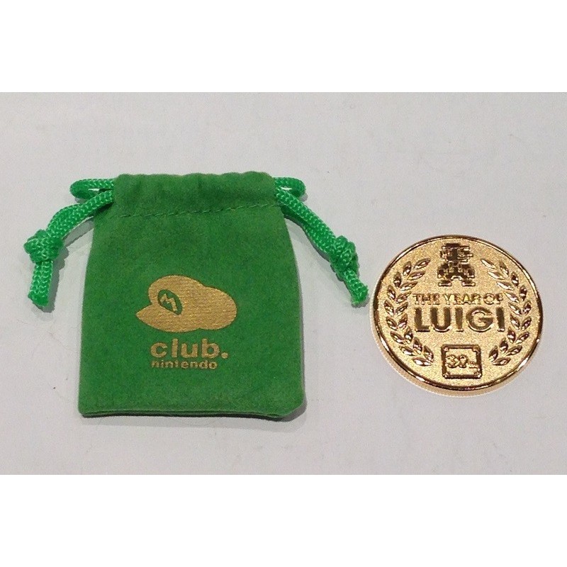 PIÈCE COMMEMORATIVE LUIGI CLUB NINTENDO