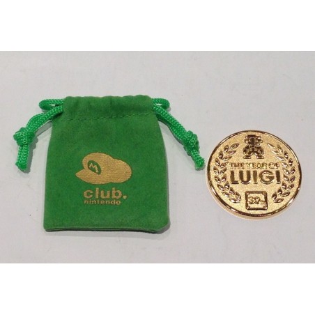 PIÈCE COMMEMORATIVE LUIGI CLUB NINTENDO