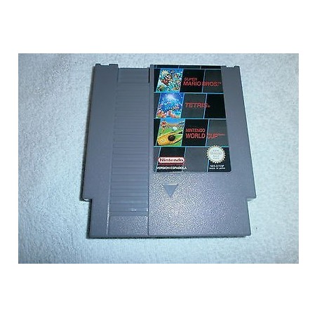 SUPER MARIO BROS-TETRIS-NINTENDO WORLD CUP (cartouche seule)