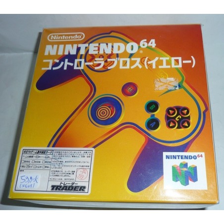 PAD N64 JAUNE (Neuf)