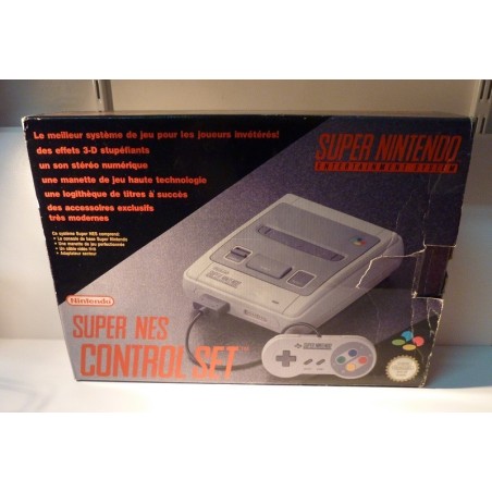 SUPER NINTENDO CONTROL SET (+ 1 jeu)