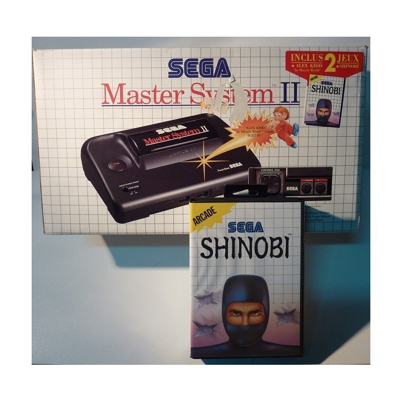 MASTER SYSTEM 2 En Boite+ Alex Kidd et Shinobi