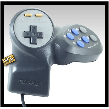 CAPCOM FIGHTING PAD SOLDIER (Pad Capcom street fighter Super Famicom)