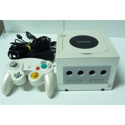 Console GAMECUBE WHITE PEARL Pal (blanc nacré)