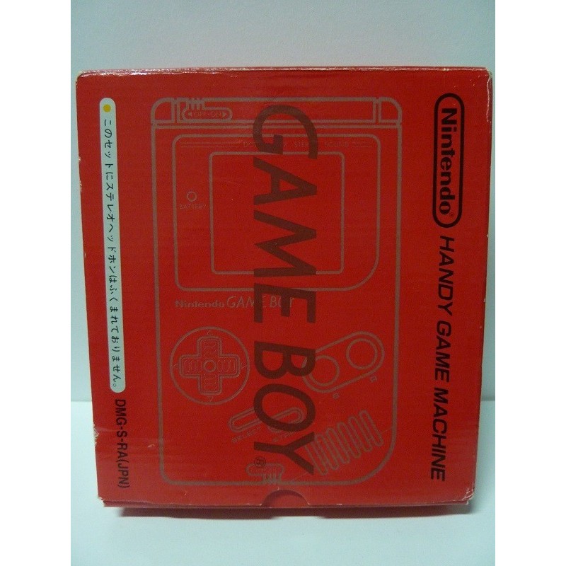 GAME BOY Red Japan in Box