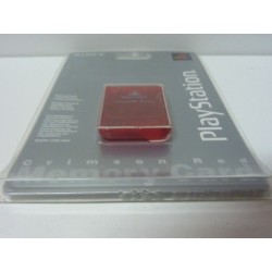 CARTE MEMOIRE PS1 CRIMSON RED neuve