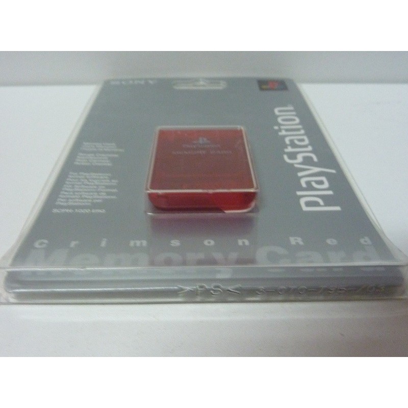 CARTE MEMOIRE PS1 CRIMSON RED neuve