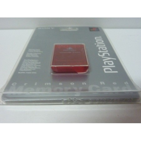 CARTE MEMOIRE PS1 CRIMSON RED neuve
