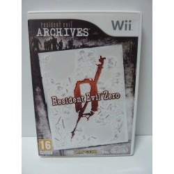 RESIDENT EVIL Zero Archives wii edition