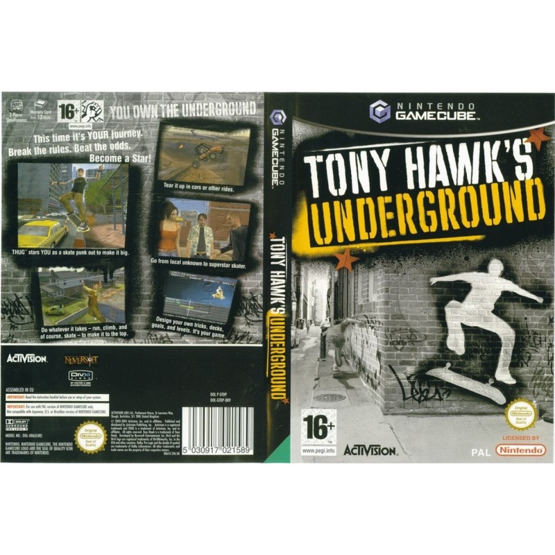 TONY HAWK'S UNDERGROUND