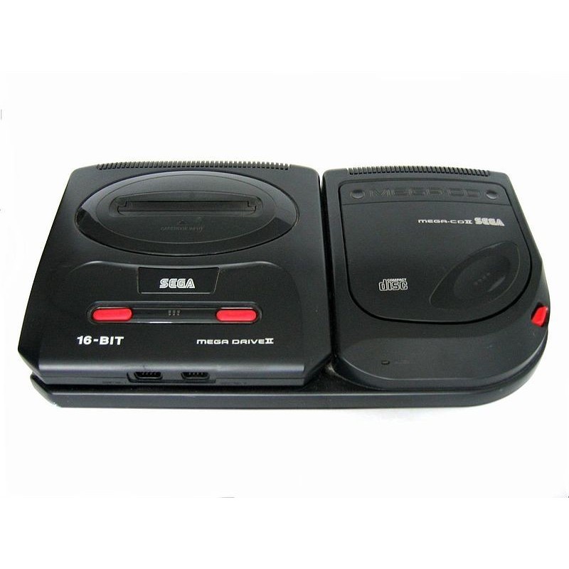 MEGA CD 2 avec Megadrive 2