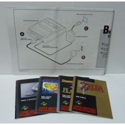 SUPER NINTENDO PACK ZELDA 3 / STARWING / SUPER GAMBEBOY(excellent état)