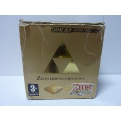 GAME BOY ADVANCE SP GOLD ZELDA EDITION Boite et notice
