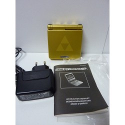 GAME BOY ADVANCE SP GOLD ZELDA EDITION Boite et notice