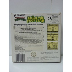 TEENAGES MUTANT HERO TURTLES : FALL OF THE FOOT CLAN (Boite US/Jeu, Notice FR)