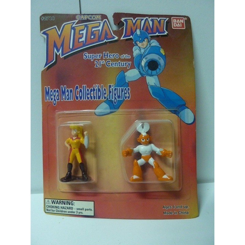MEGA MAN COLLECTIBLE FIGURES (CUTMAN/ROLL)