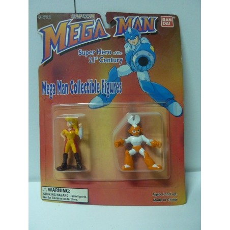 MEGA MAN COLLECTIBLE FIGURES (CUTMAN/ROLL)