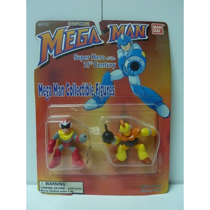 MEGA MAN COLLECTIBLE FIGURES (PROTO MAN/ BOMBMAN)
