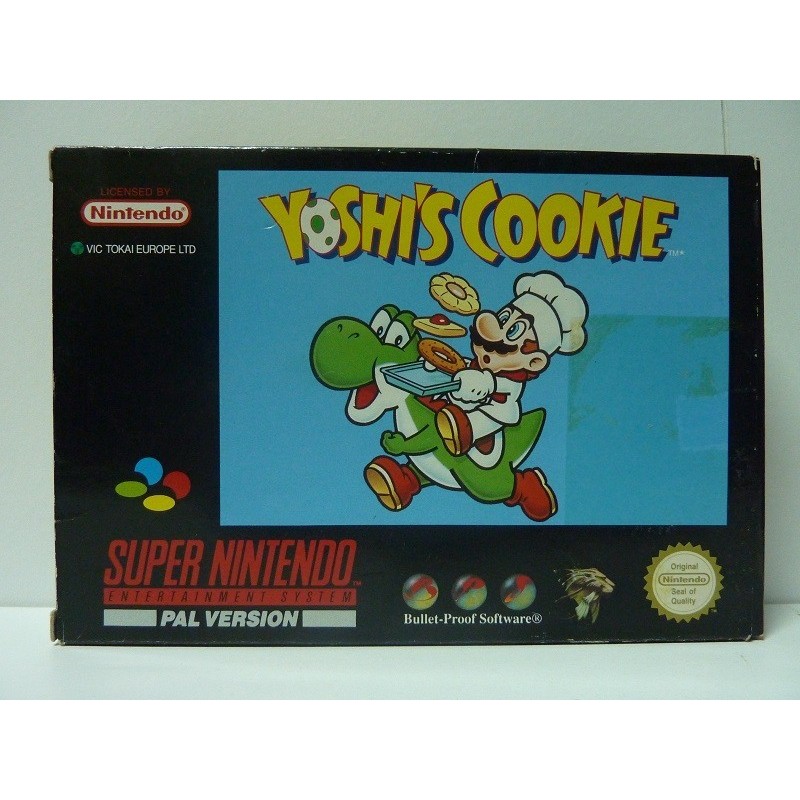 YOSHI'S COOKIE PAL/UK BOITE ET JEU, NOTICE FRG