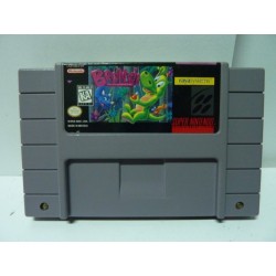 LOT DE 4 JEUX SUPER NES : REX RONAN, CAPTAIN NOVOLIN, BRONKIE, PACKY & MARLON