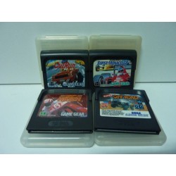 LOT DE 4 JEUX COURSE GAMEGEAR 