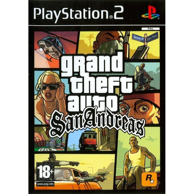 GTA SAN ANDREAS Pal Platinum (sans notice)