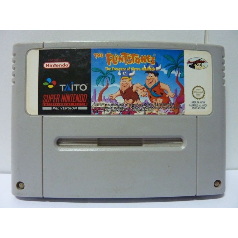 THE FLINTSTONES : THE TREASURE OF SIERRA MADROCK (cart. Seule)
