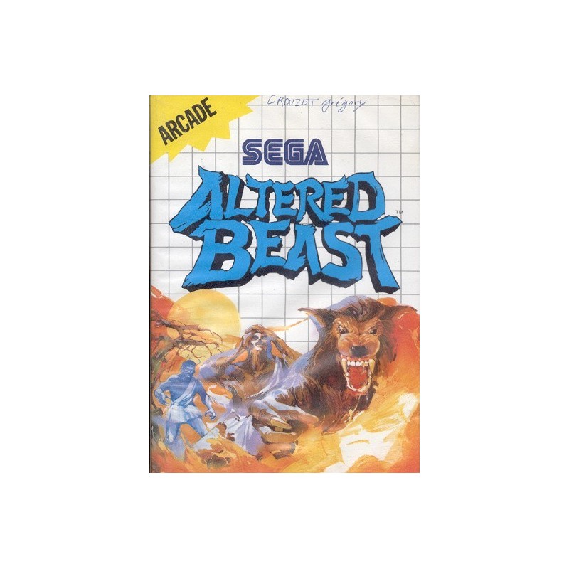 ALTERED BEAST sms ( cart. seule)