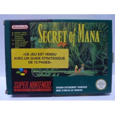 SECRET OF MANA en boite Fah (Stickers)