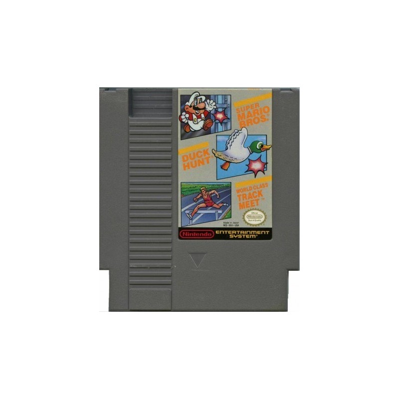 SUPER MARIO BROS + DUNK HUNT + TRACK MEET (Cart. seule)