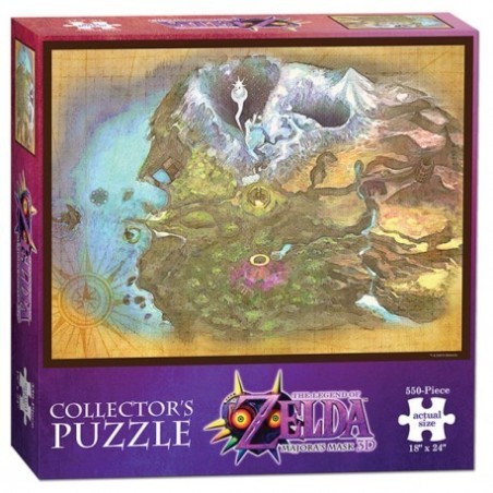PUZZLE THE LEGEND OF ZELDA MAJORA'S MASK TERMINA MAP