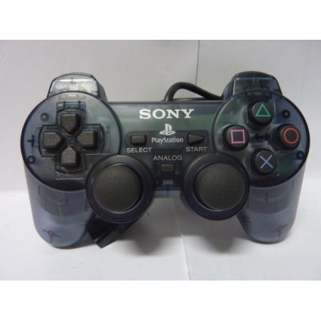 PAD Playstation 2 Clear Black Dual Shock 2 (excellent état)