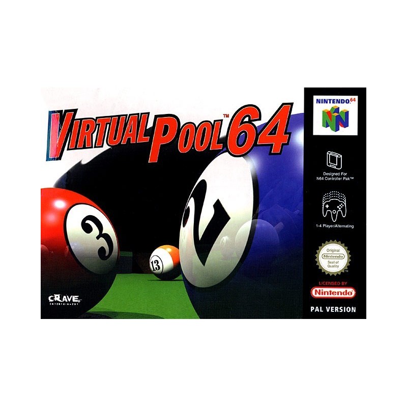 VIRTUAL POOL 64 (cart. seule)