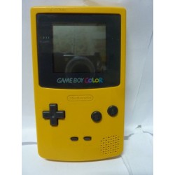 GAME BOY COLOR JAUNE (très bon état) avec cable link et sacoche