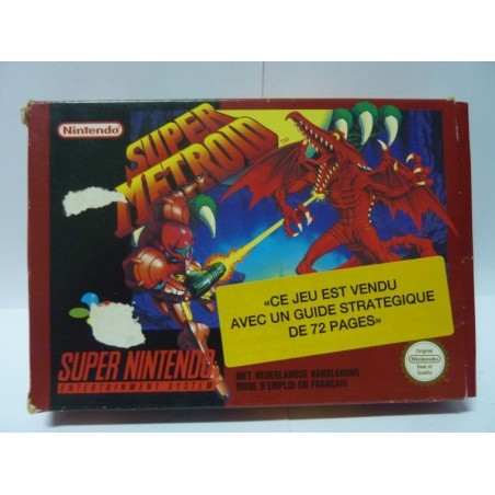 SUPER METROID pal en boite sans guide