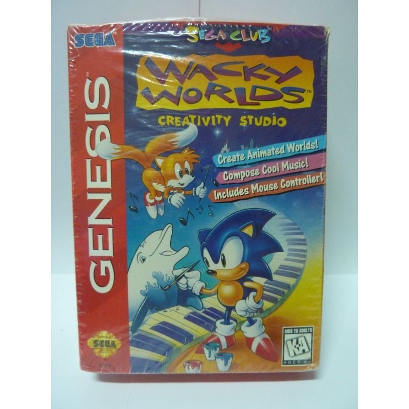 WACKY WORLDS Creativity Studio Sonic (Neuf)