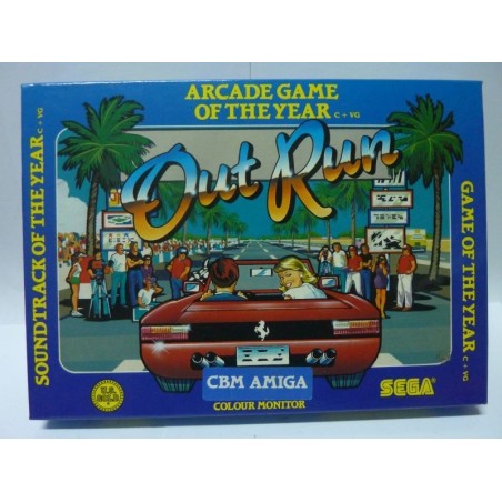 OUT RUN avec Cassette Audio amiga